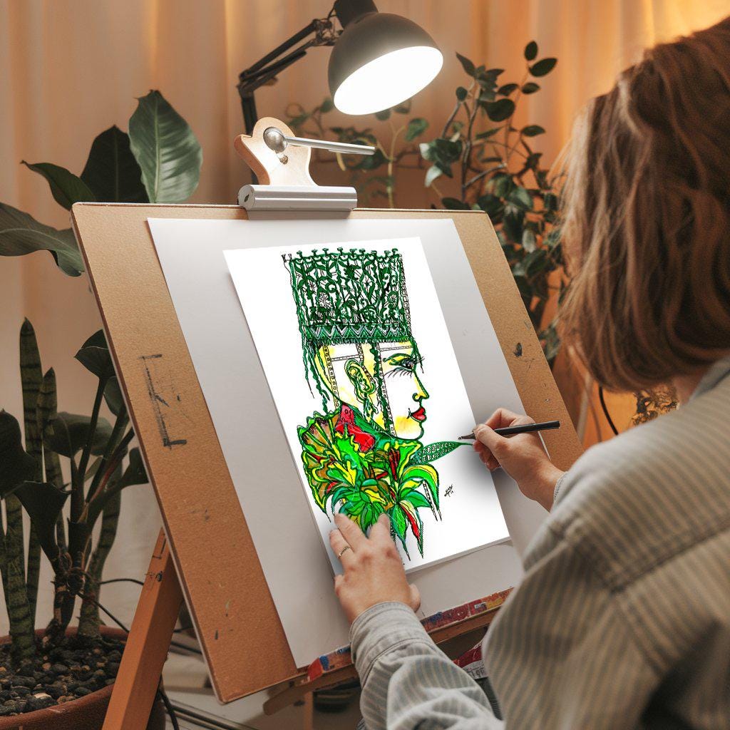 Inteligencia 990 - Nature's Crown - ArtistaEtherx5 -