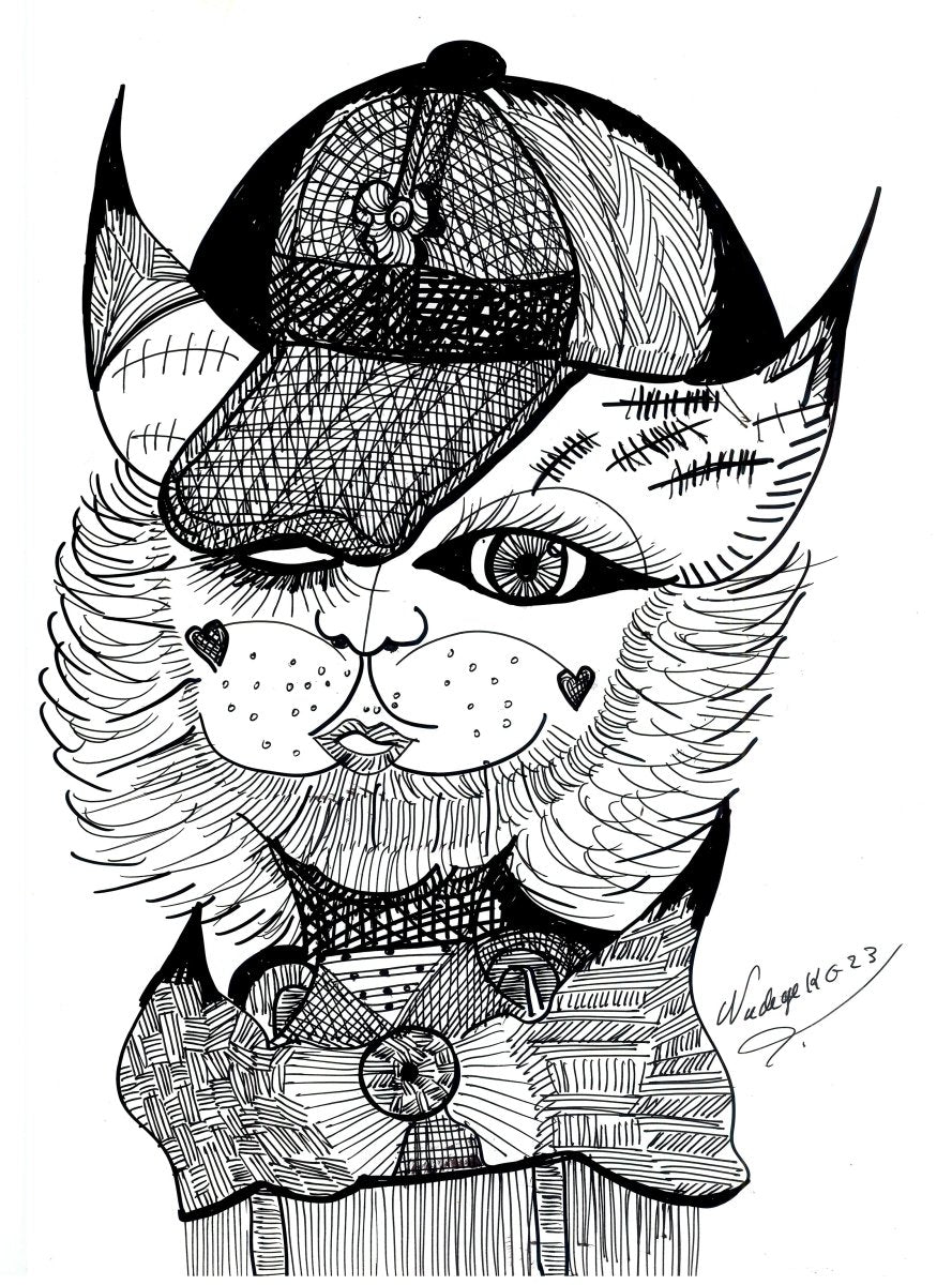 La Belleze del Gato 404 - Feline Detective - ArtistaEtherx5 -