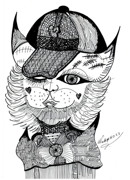 La Belleze del Gato 404 - Feline Detective - ArtistaEtherx5 - 