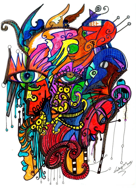 Mascara 75 - Echoes of Vision - ArtistaEtherx5 - 